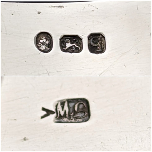 1791年 英国アンティーク 純銀製 シュガートング 32g Thomas Wallis II